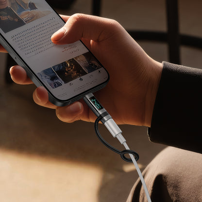 USB-C Daten- und Ladeadapter - USB-C McDodo OT-2620 Pigeon Display, Schwarz