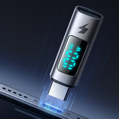 USB-C Daten- und Ladeadapter - USB-C McDodo OT-6090 Wales Display, Schwarz