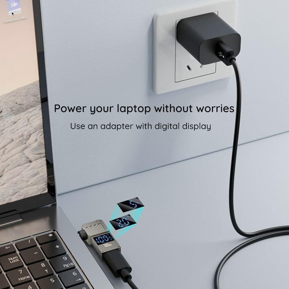 Techsuit LaptopPlugX A22 Ladeadapter, DC - USB-C, Grau