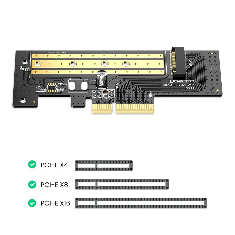 SSD-Schnittstellenadapter UGREEN CM302 (70503), NVMe M.2 - PCIe 3.0 X4