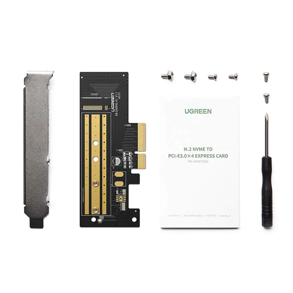 SSD-Schnittstellenadapter UGREEN CM302 (70503), NVMe M.2 - PCIe 3.0 X4
