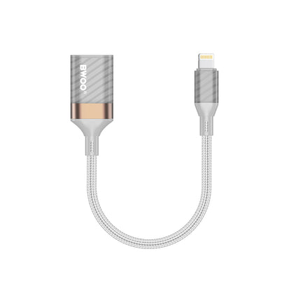 Adaptateur OTG Lightning - USB-A BWOO BZ70, Gris