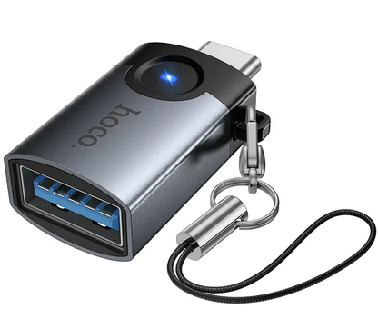 Adaptateur OTG USB-C - USB-A HOCO UA46C, Gris