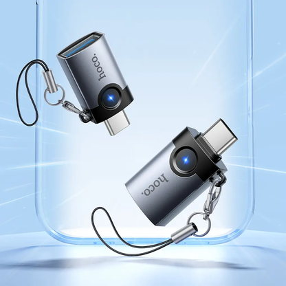 Adaptateur OTG USB-C - USB-A HOCO UA46C, Gris