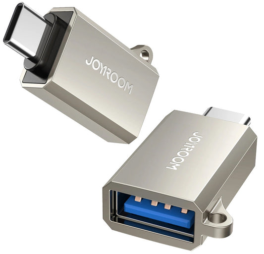 OTG Adapter USB-C - USB-A Joyroom S-H151, Silber