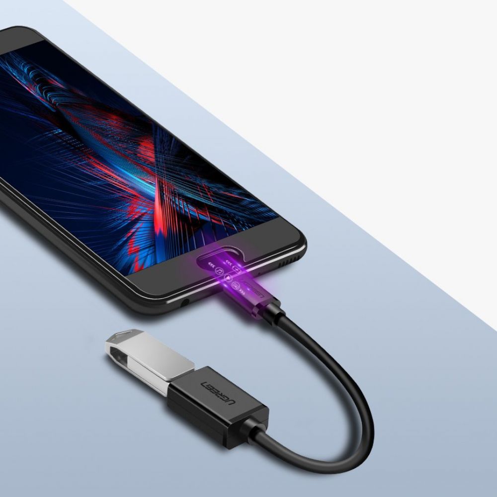 USB-C auf USB-A OTG-Adapter UGREEN US154, Schwarz 