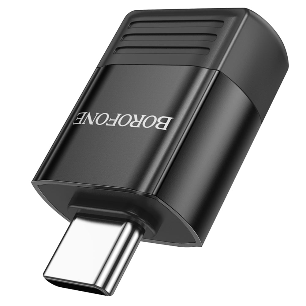 Adaptateur OTG USB-C - USB-A Borofone BV18, Noir