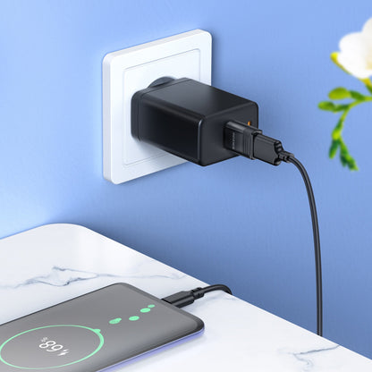 Adaptateur OTG USB-C - USB-A Borofone BV18, Noir