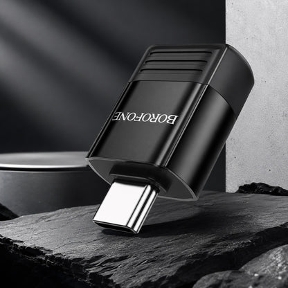 Adaptateur OTG USB-C - USB-A Borofone BV18, Noir