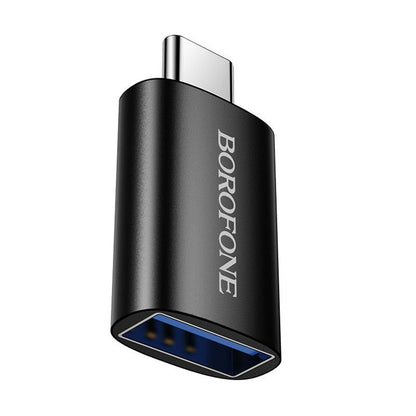 Adaptateur OTG USB-C - USB-A Borofone BV26C, Noir