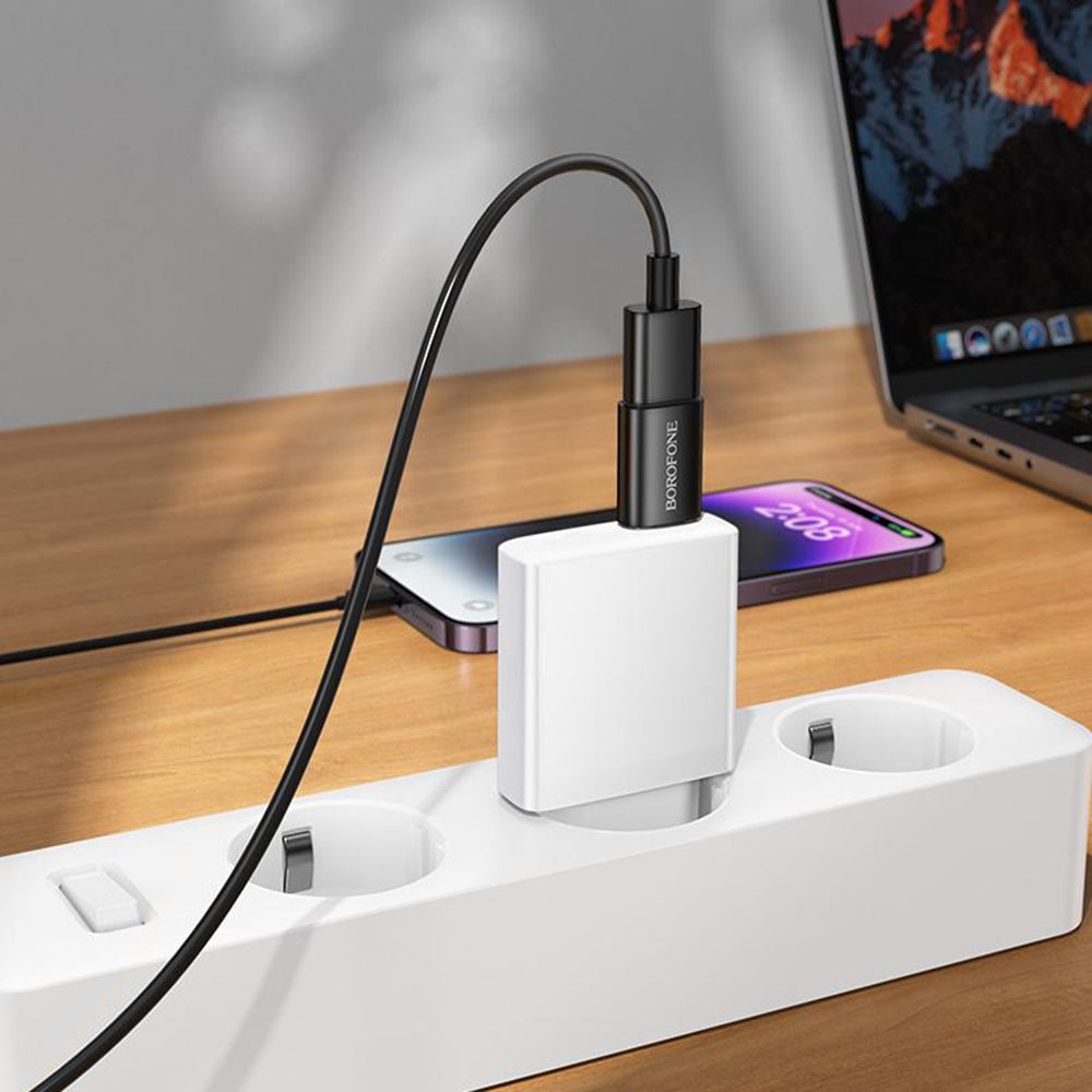 Adaptateur OTG USB-C - USB-A Borofone BV26C, Noir