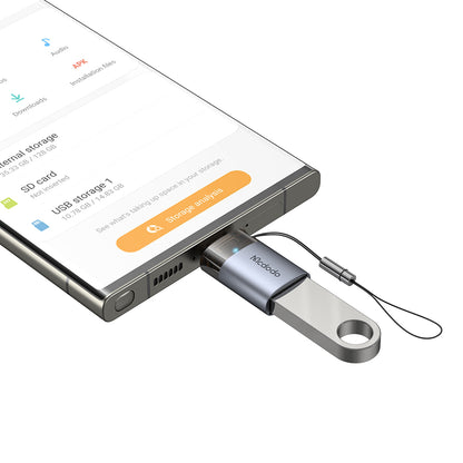 Adaptateur OTG USB-C - USB-A McDodo OT-7400, Noir