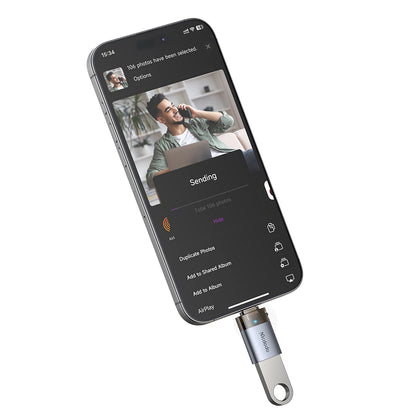 Adaptateur OTG USB-C - USB-A McDodo OT-7400, Noir