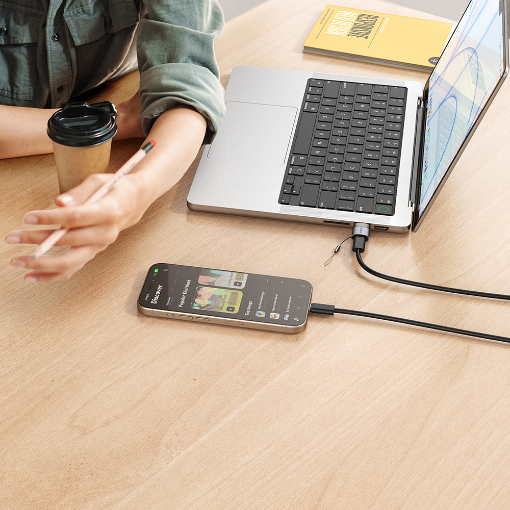 Adaptateur de Données et de Chargement USB-C - USB-A McDodo OT-7580, Noir