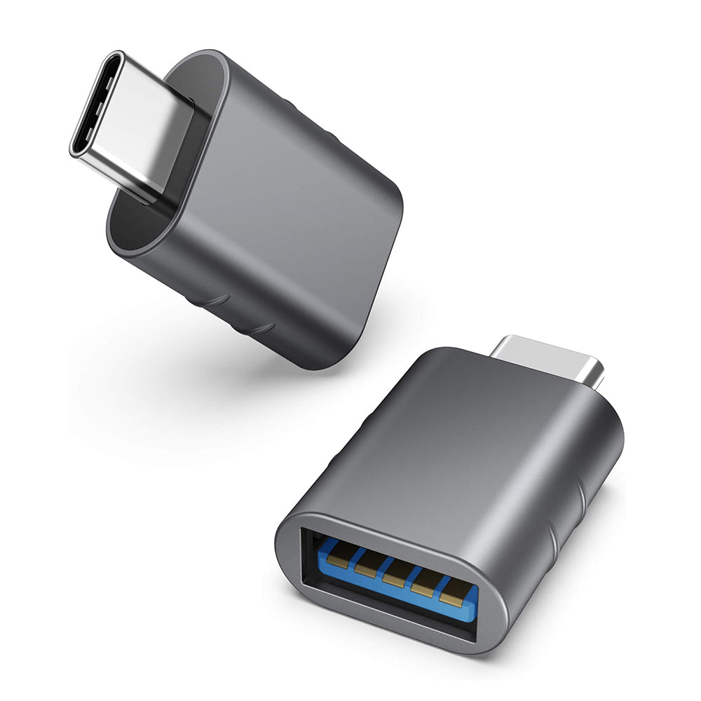 OTG Adapter USB-C - USB-A Techsuit A10 SlateVolt, Grau