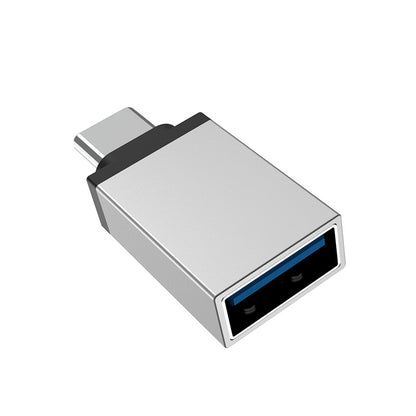 Adaptateur OTG USB-A - USB-C Borofone BV3, Argenté