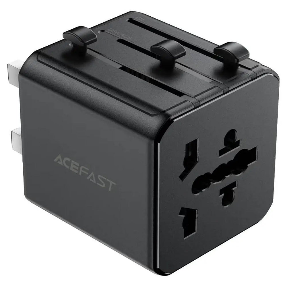 Acefast Z11 Travel Netzadapter, Schwarz