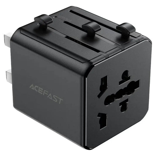 Adaptateur secteur Acefast Z11 Travel, Noir