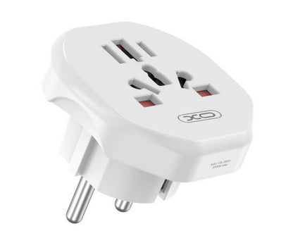XO Design WL23 Reiseadapter | UK auf EU | Weiß