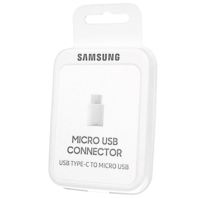 Adaptateur de données et de charge Samsung microUSB vers USB-C, blanc EE-GN930BWEGGWWW