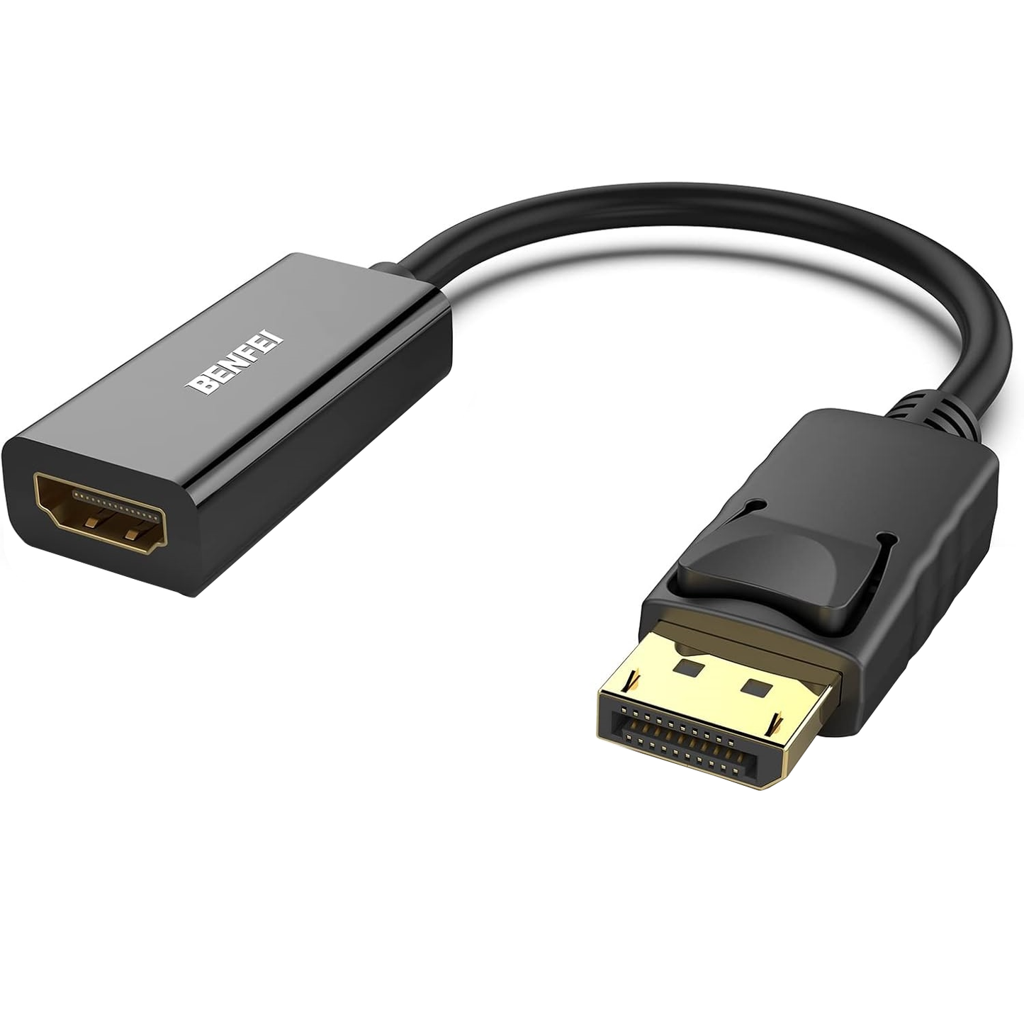 Adaptateur Vidéo Benfei, DisplayPort - HDMI, 4K, Noir