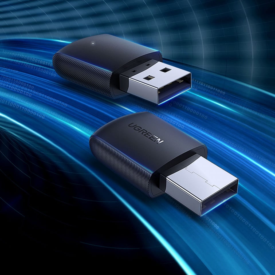Adaptateur sans fil UGREEN CM448, Dual Band, Noir