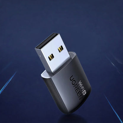 Adaptateur sans fil UGREEN CM762 (35264), Dual Band, Wi-Fi 6, 600Mbps, Noir