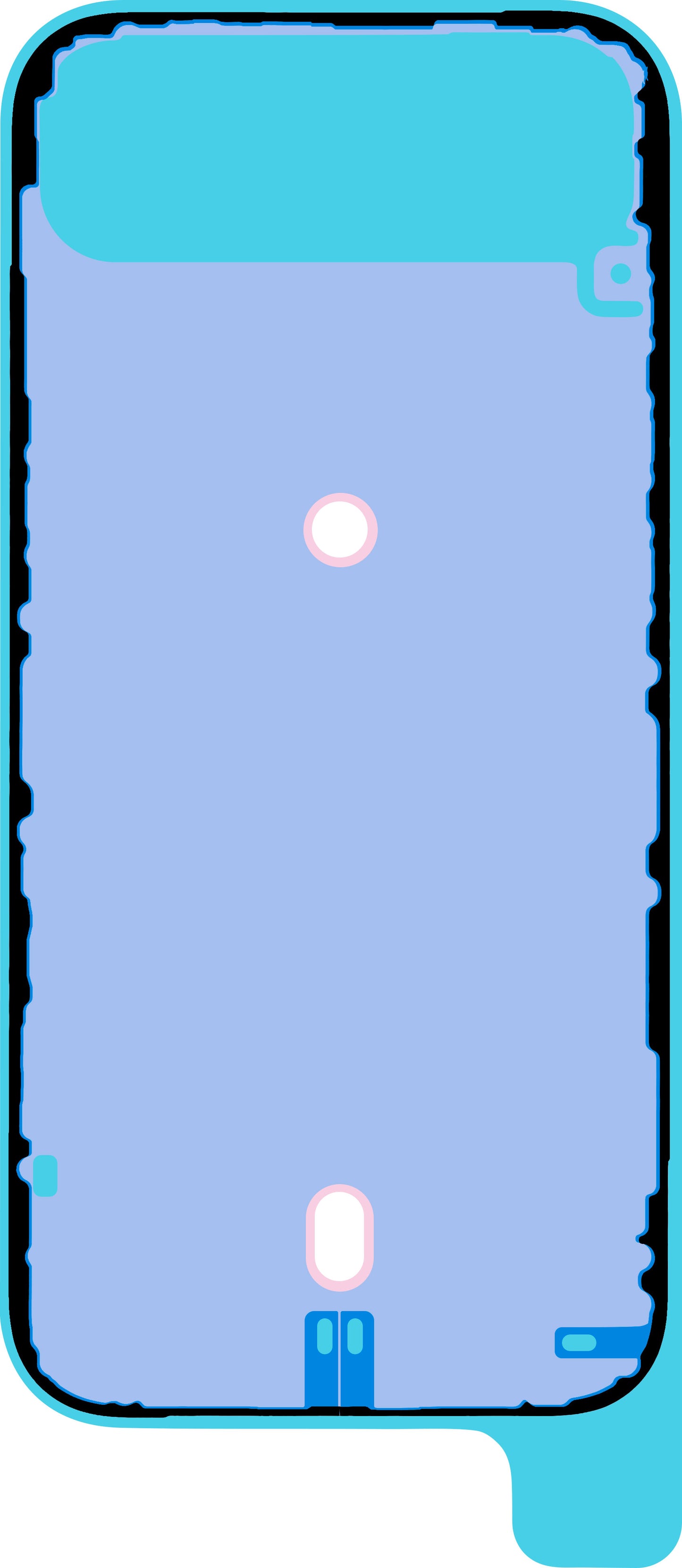 Adhésif Couvercle Batterie Apple iPhone 17 Air, Service Pack 923-12838