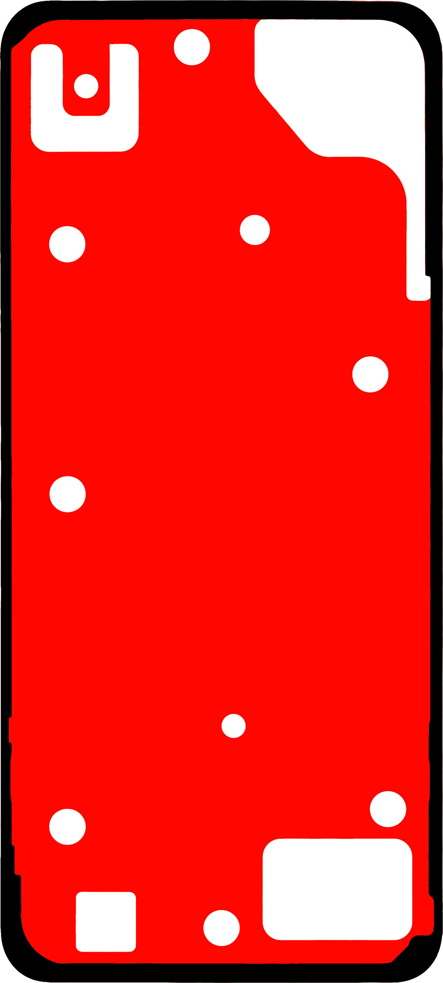 Adhésif Couvercle Batterie Realme Note 60, Service Pack 612717000444