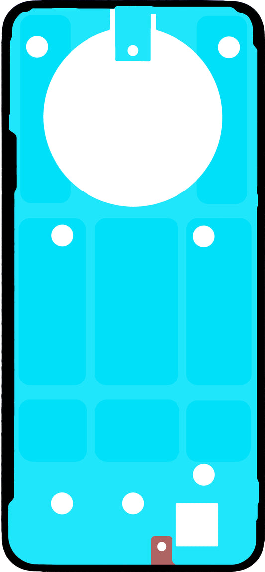 Adhésif Couvercle Batterie Realme 14 Pro+, Service Pack 612717000564