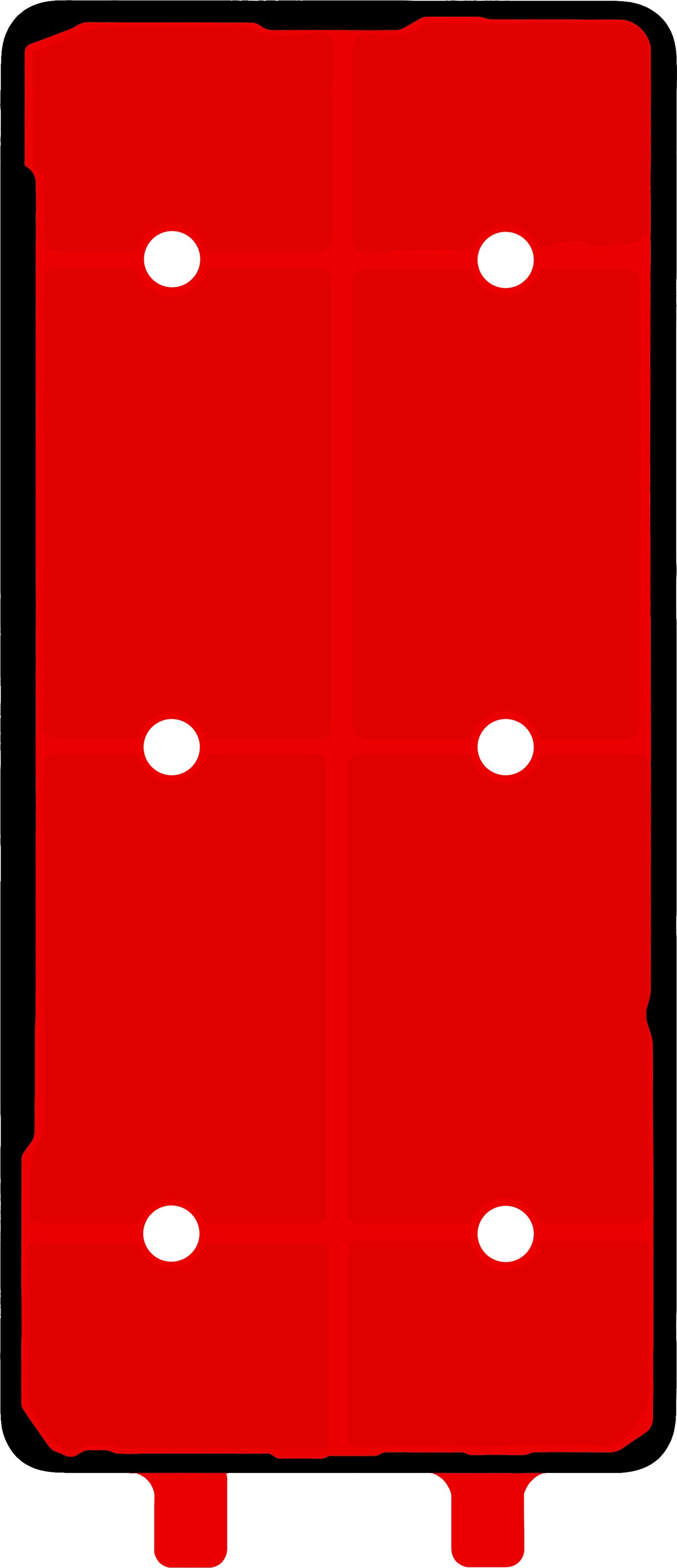 Adhésif Couvercle Batterie Realme GT 6T, Service Pack 612717000309