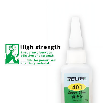 Flüssigkleber Super Glue Relife RL-401, 20ml