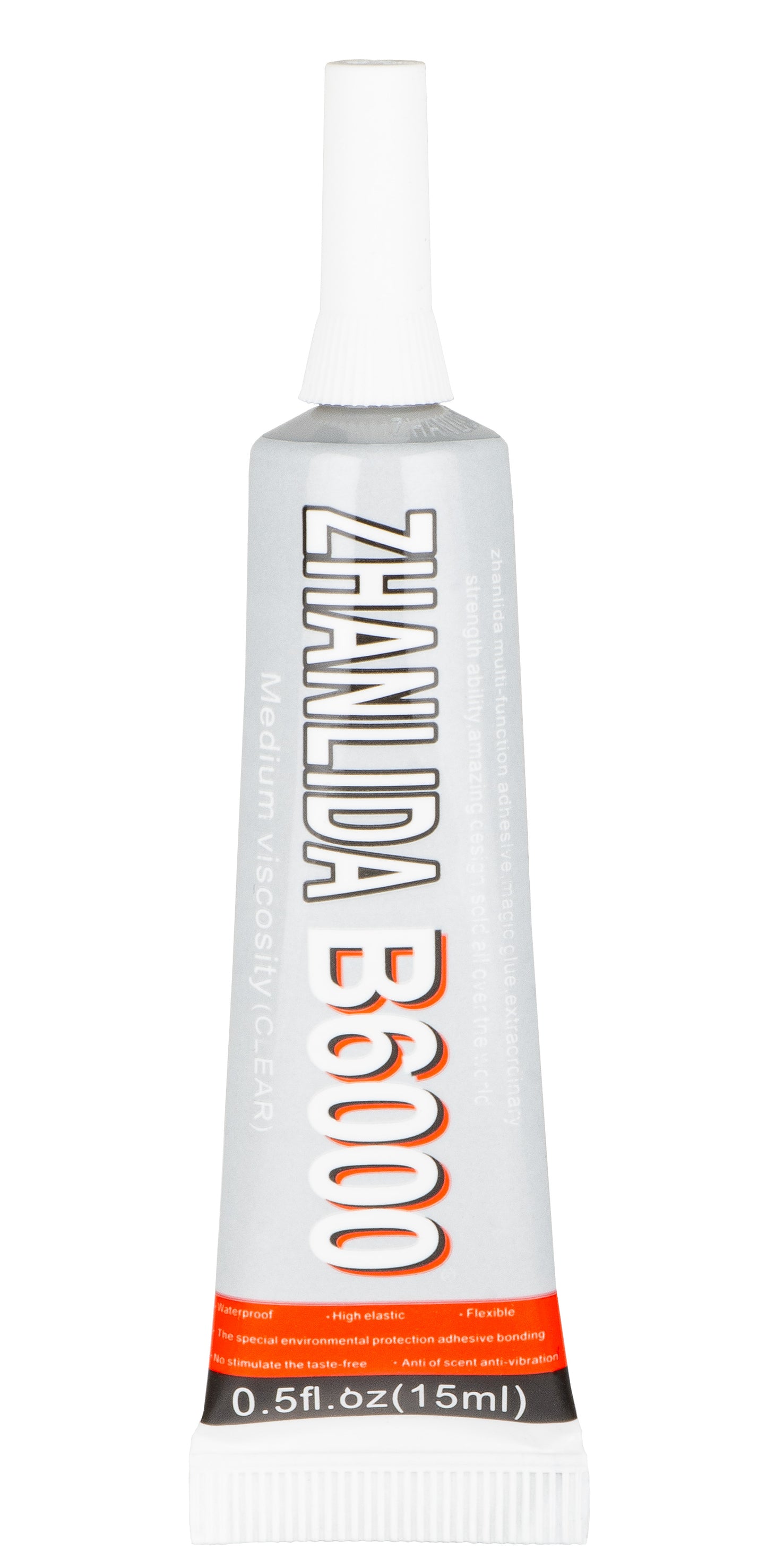 Zhanlida B-6000 Liquid Adhesive, 15ml, Transparent
