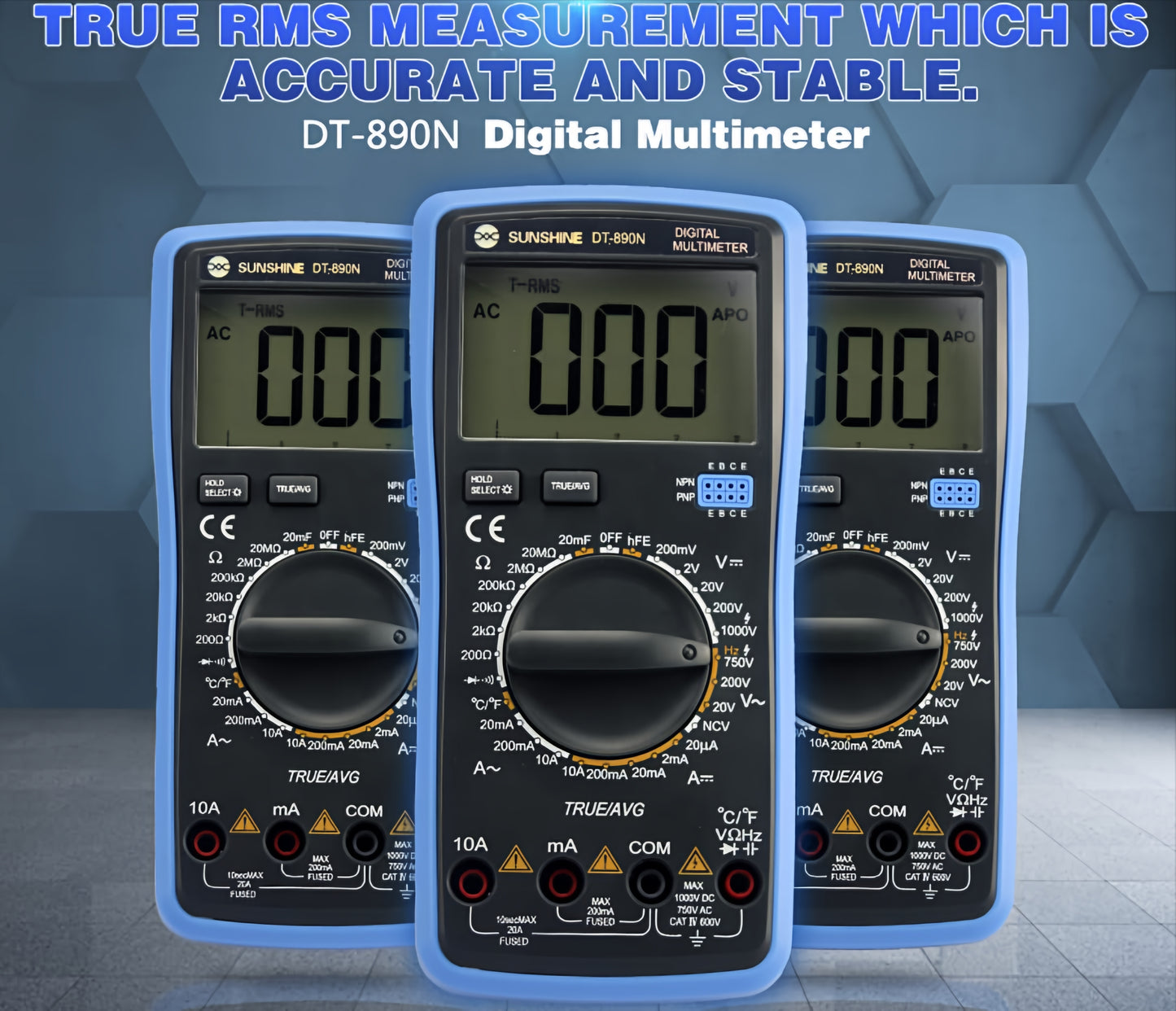 Appareil de Mesure Numérique Sunshine DT-890N