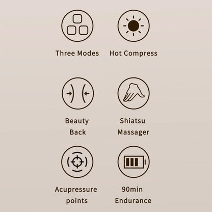 Appareil de massage pour le cou Yesido MG16, Beige