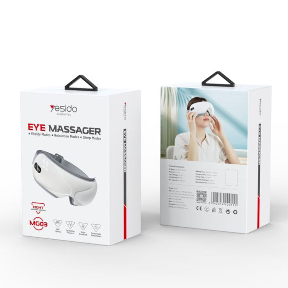 Appareil de Massage des Yeux Yesido MG03, Blanc