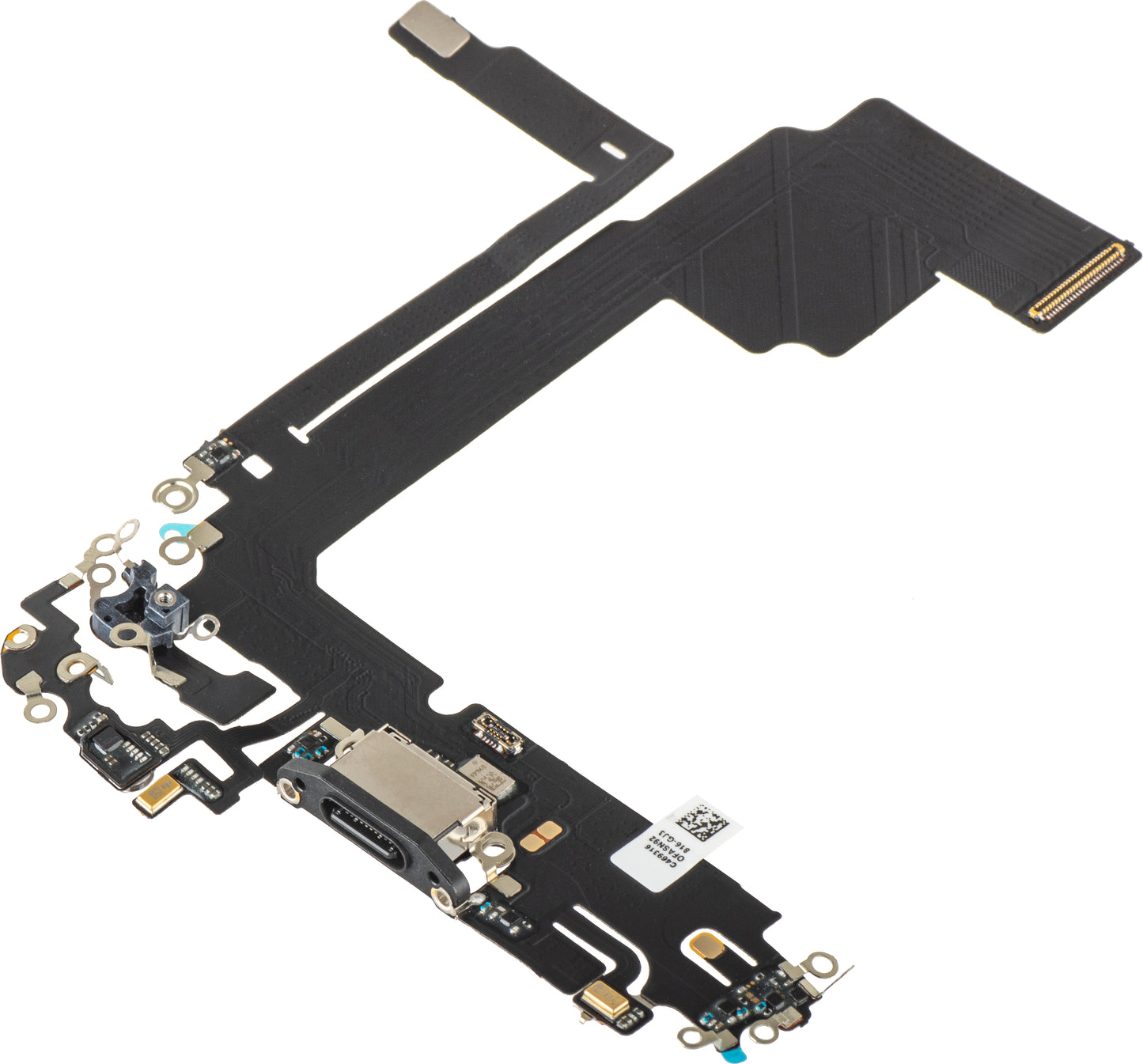 Ladekabel mit Mikrofonanschluss Apple iPhone 15 Pro Max, Schwarz