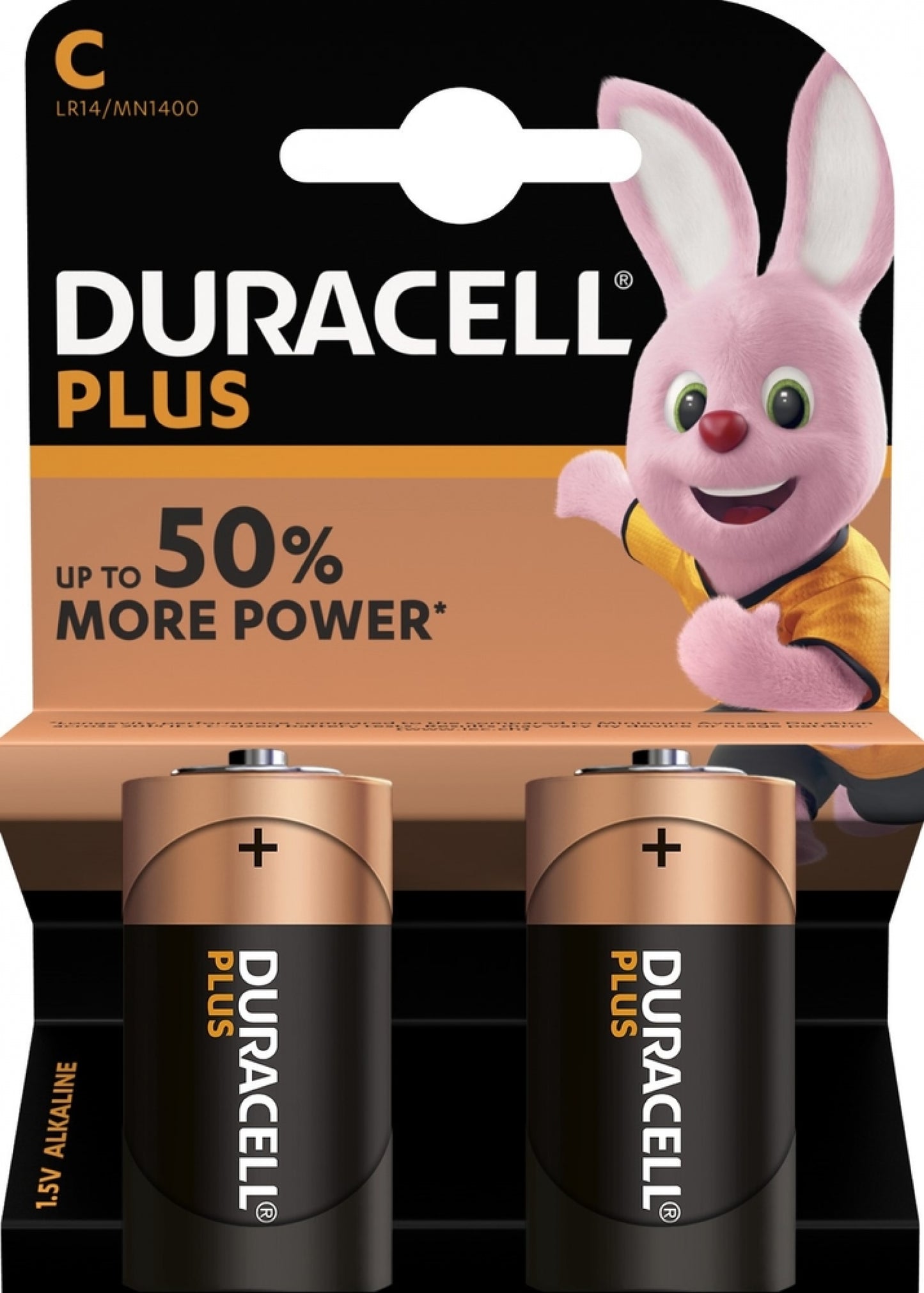 Duracell Plus Batterie, LR14, 2er Set