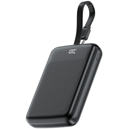 Externer Akku Acefast M13, 10000mAh, 22.5W, QC + PD, 1 x USB-A - 2 x USB-C, Schwarz.