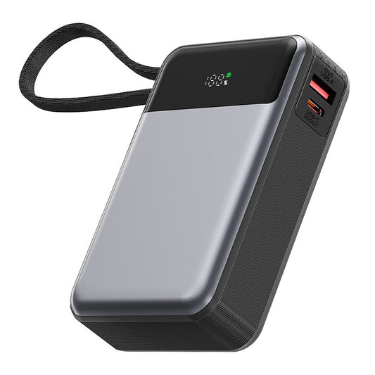 Externer Akku Acefast M21, 20000mAh, 65W, QC + PD, 1 x USB-A - 2 x USB-C, Schwarz