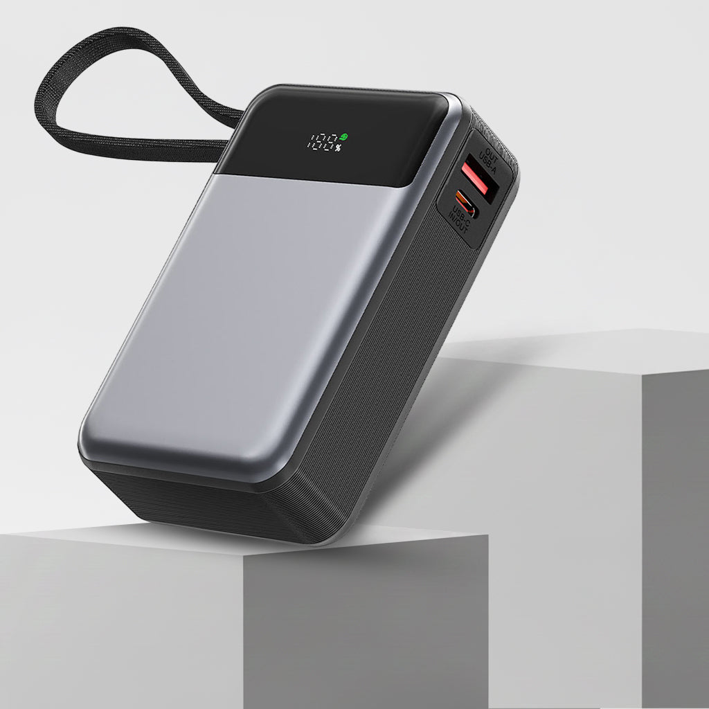 Batterie Externe Acefast M21, 20000mAh, 65W, QC + PD, 1 x USB-A - 2 x USB-C, Noire