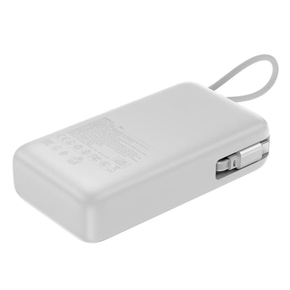Batterie Externe Acefast M34, 20000mAh, 45W, QC + PD, 1 x USB-A - 2 x USB-C, Argentée