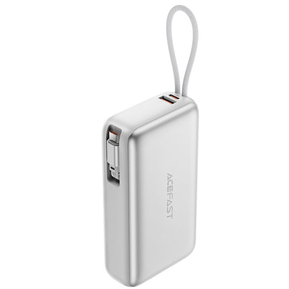 Batterie Externe Acefast M34, 20000mAh, 45W, QC + PD, 1 x USB-A - 2 x USB-C, Argentée