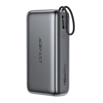 Batterie Externe Acefast M34, 20000mAh, 45W, QC + PD, 1 x USB-A - 2 x USB-C, Gris