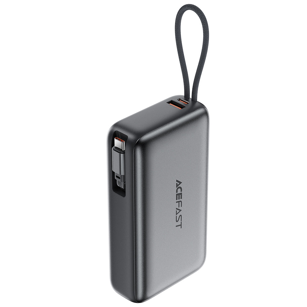 Batterie Externe Acefast M34, 20000mAh, 45W, QC + PD, 1 x USB-A - 2 x USB-C, Gris