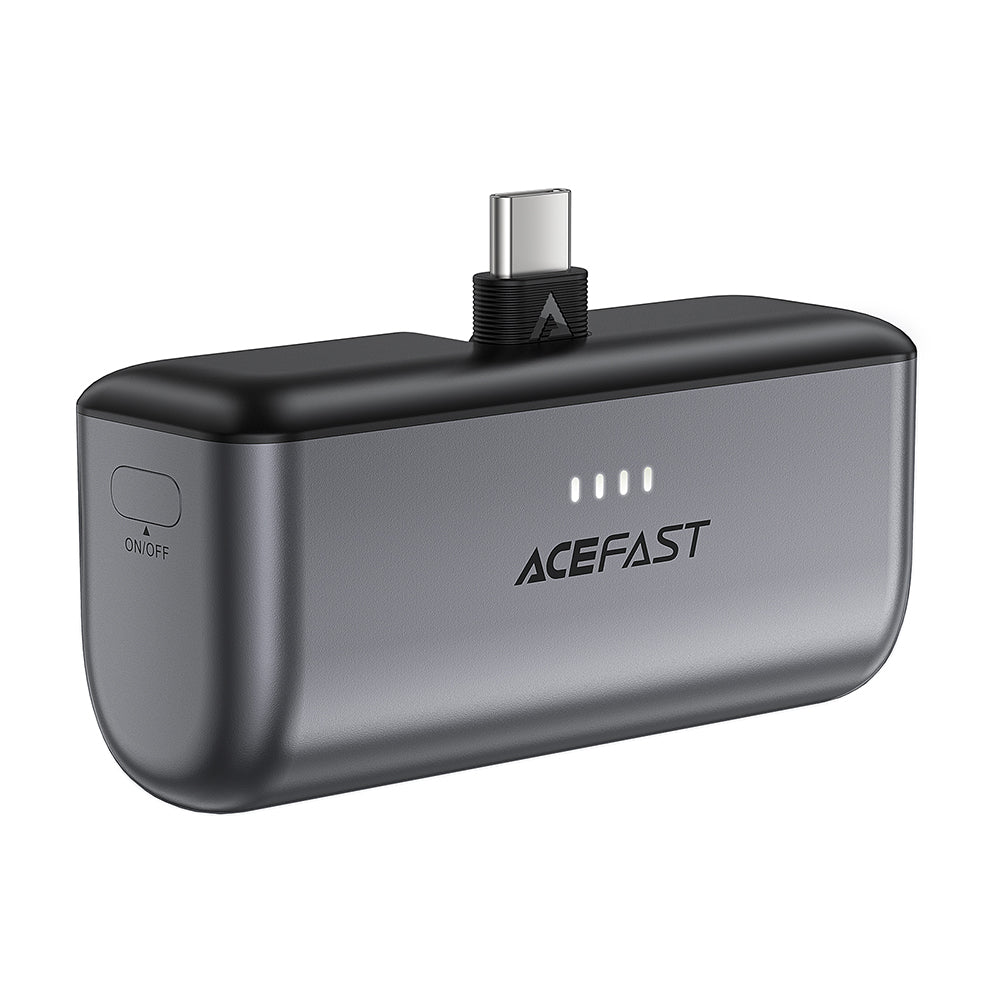 Acefast M9 Externe Batterie, 5000mAh, 20W, PD, 2 x USB-C, Schwarz