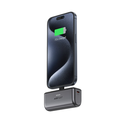 Acefast M9 Externe Batterie, 5000mAh, 20W, PD, 2 x USB-C, Schwarz