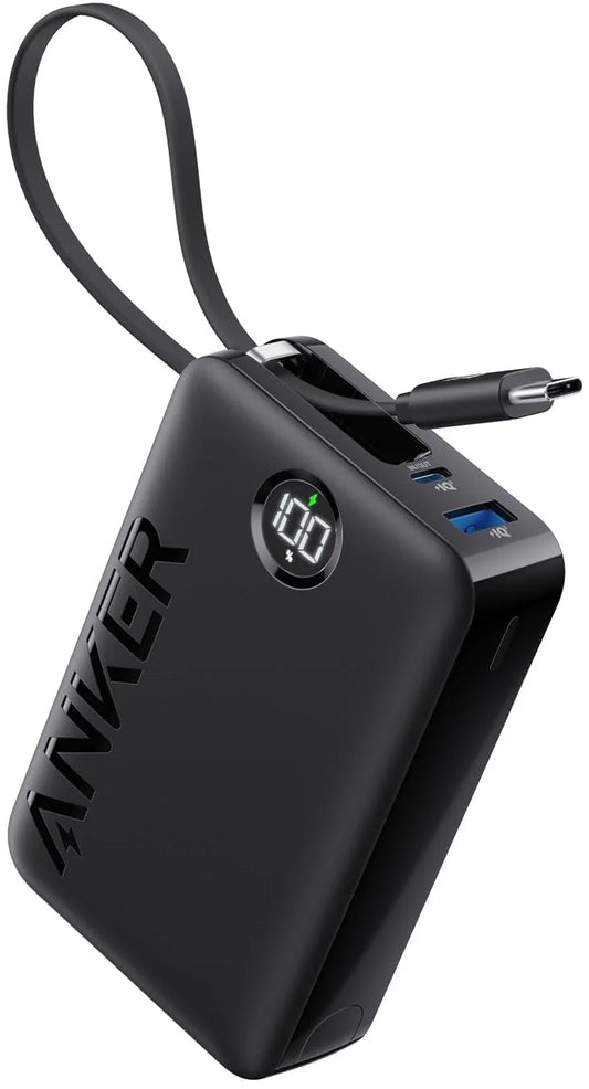 Anker PowerCore 335 Externer Akku, 20000mAh, 22.5W, QC + PD, 1 x USB-A - 2 x USB-C, Schwarz A1647G11