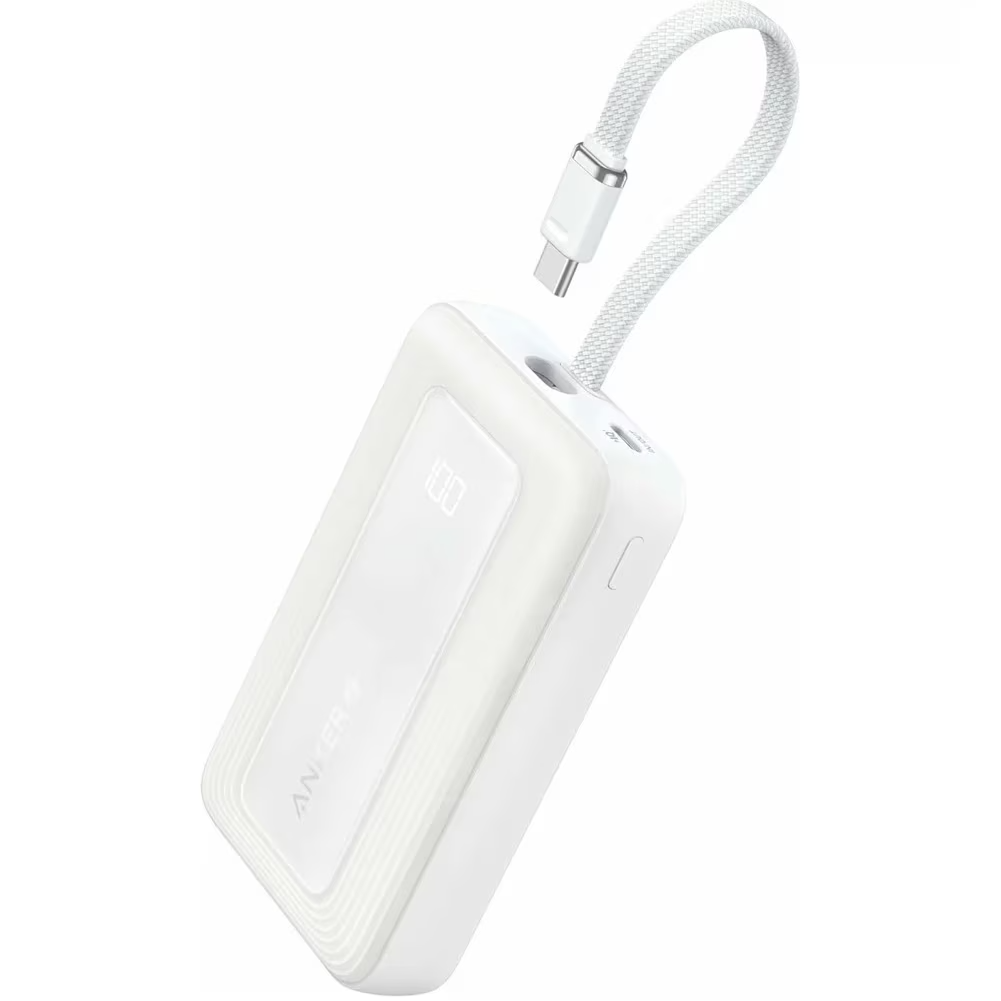 Batterie Externe Anker Zolo, 20000mAh, 30W, QC + PD, 1 x USB-A - 2 x USB-C, Blanche A1689H21