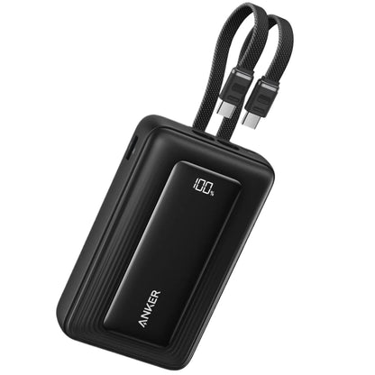 Anker Zolo Powerbank, 20000 mAh, 45 W, QC + PD, 1 x USB-A – 3 x USB-C, Schwarz A110MH12